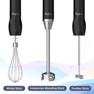 Hand Blender - Magiccos HB109 Stick Blender Magiccos Immersion Stick Hand Blender - 9 Speeds Contorl, Slim Stick Blender Wand, 350W DC